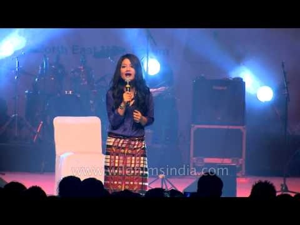 Mizo pop-rock singer Mami Varte performing in Delhi