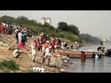 Devotees taking bath in Yamuna ghat