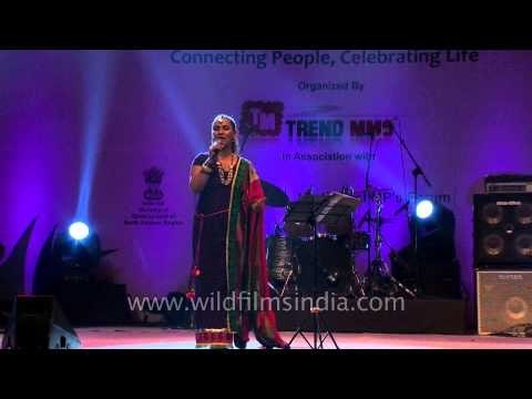 Assamese singer Kalpana Patowary delivers a rocking performance