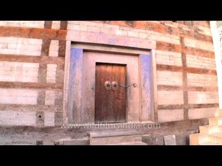 Door made up of single piece of wood in Jubbal Palace