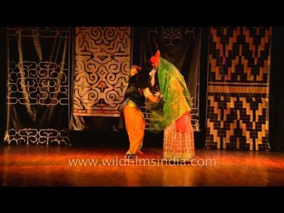 Seraikella Chhau, east Indian dance form being...