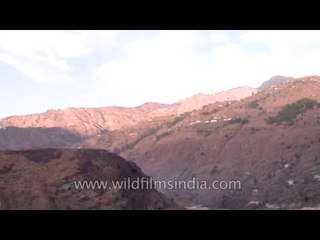 View of mountains and the villages around Hatkoti