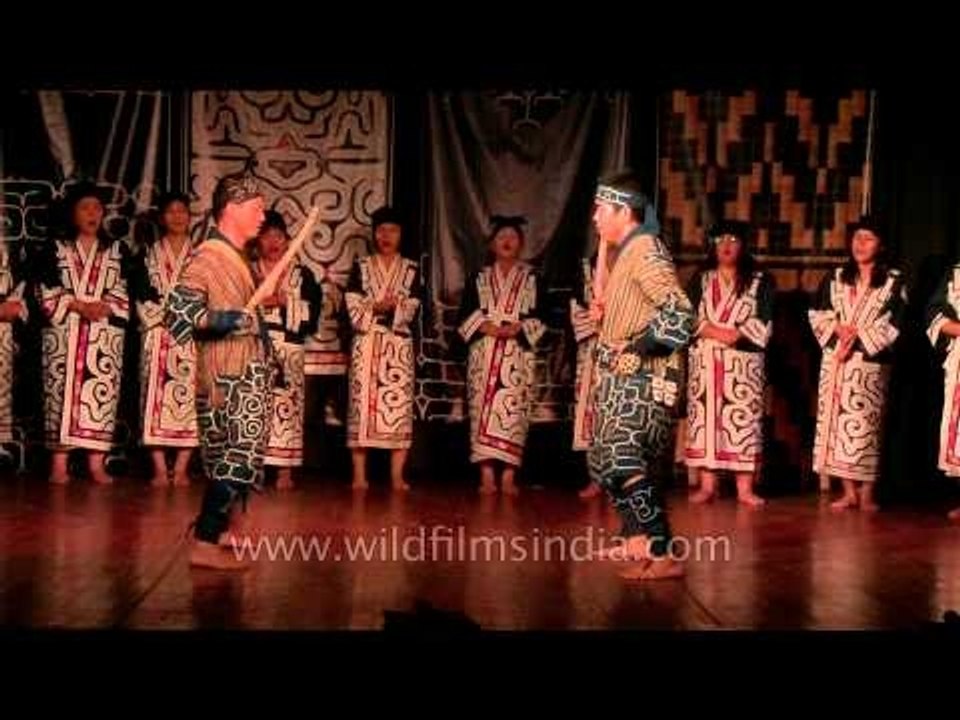 Traditional Ainu dance India tour performance - Emus Rimse