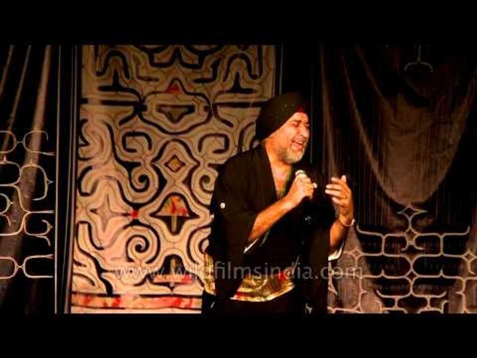 Indian singer singing a Japanese enka song