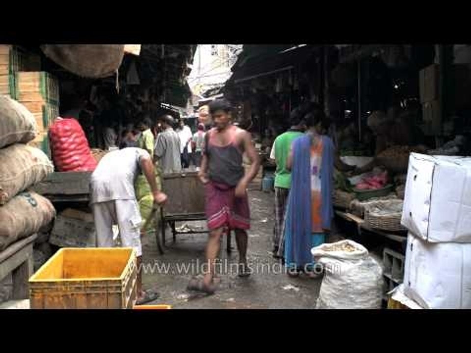 Vegetable market in Kolkata