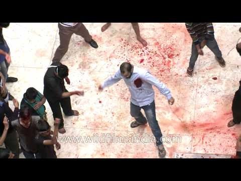 Shia Muslims intensely mourn the death of Hussein