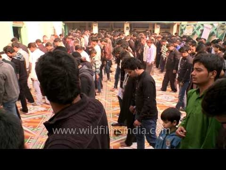 Muharram ritual in Mosque