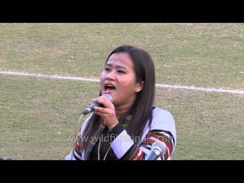 Mizo singer Evelyn Lalremsangi performing live in Delhi