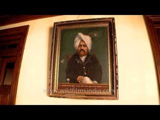 Portrait of Maharaja Padma Chandra Sahib and other royalties of Himachal