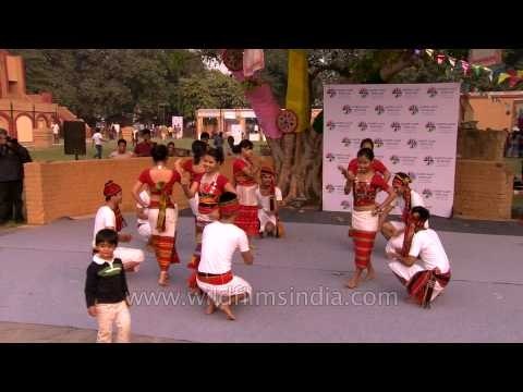 Tripura dancers at the North East fest