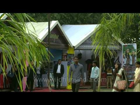 Cultural stalls of north-east states at North East Fest
