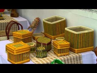Attractive handmade bags and baskets at North East Fest