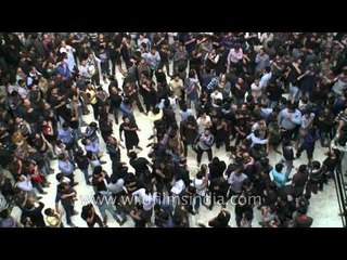 Chest beating and mourning at Panja Sharif- Muharram