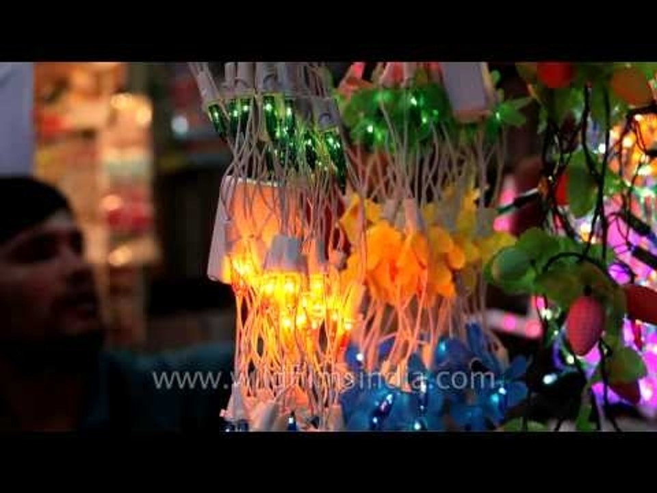 Lightplay in the festive season: Diwali shopping in Delhi