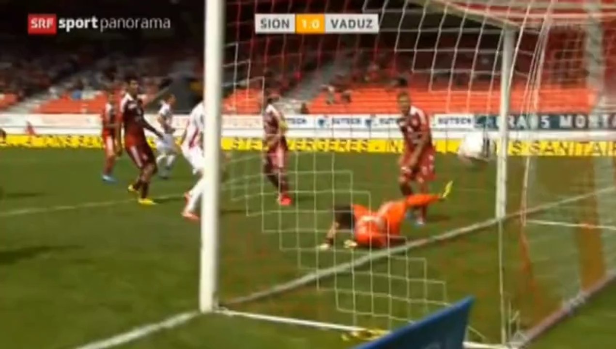 Sion 1 -0  Vaduz Gol