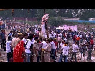 Rituals at the Visarjan: Delhi Durga Puja
