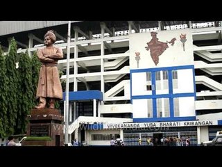 Vivekananda statue in front of Salt lake Stadium