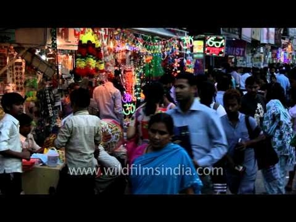 Shopping for crackers and gifts on Diwali