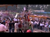 Durga Puja immersion on the last day: Delhi Durgotshav