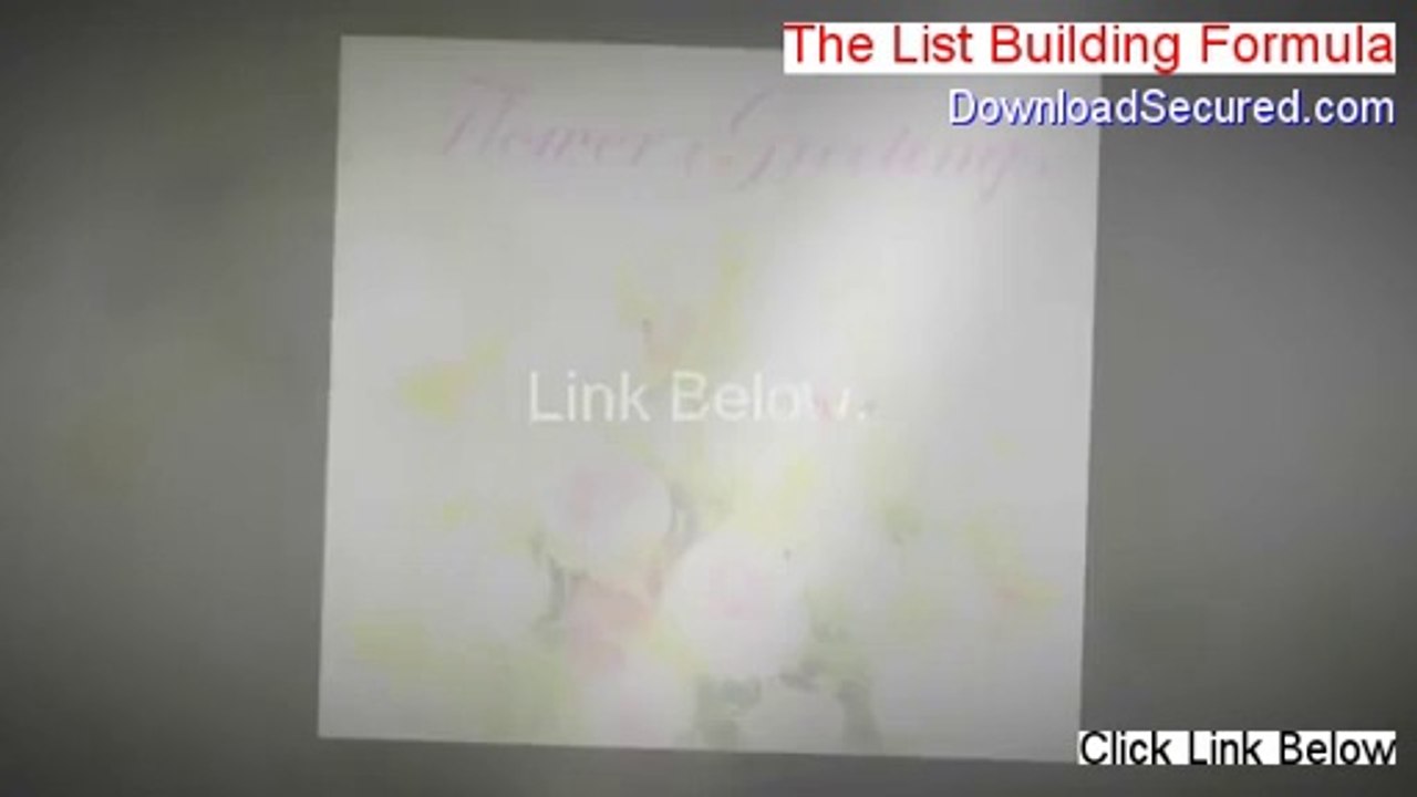 The List Building Formula PDF Free [the list building formula]