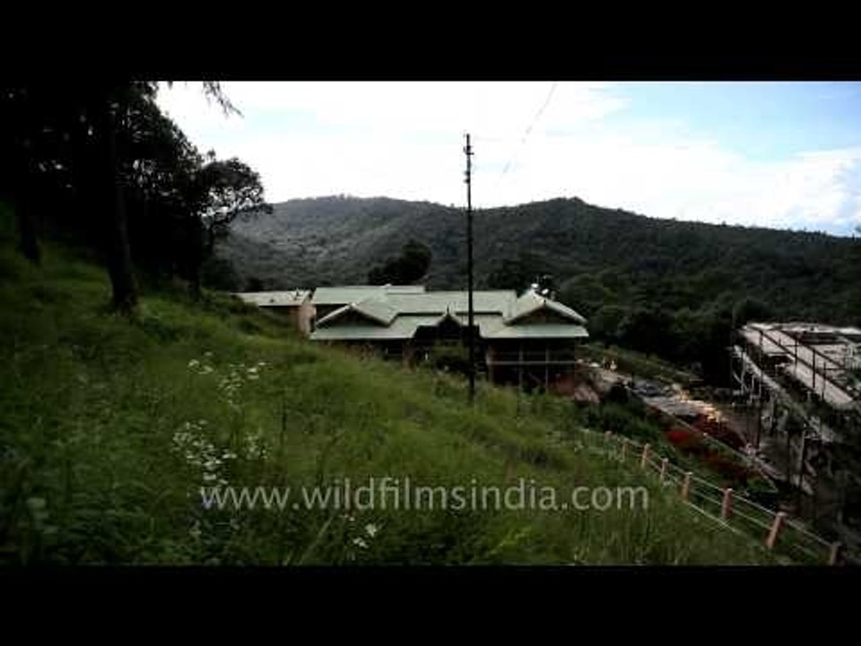 View of Lohaghat from Mayavati Ashram, Champawat