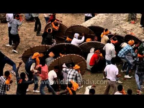 Bizarre festival Stone throwing festival of Devidhura
