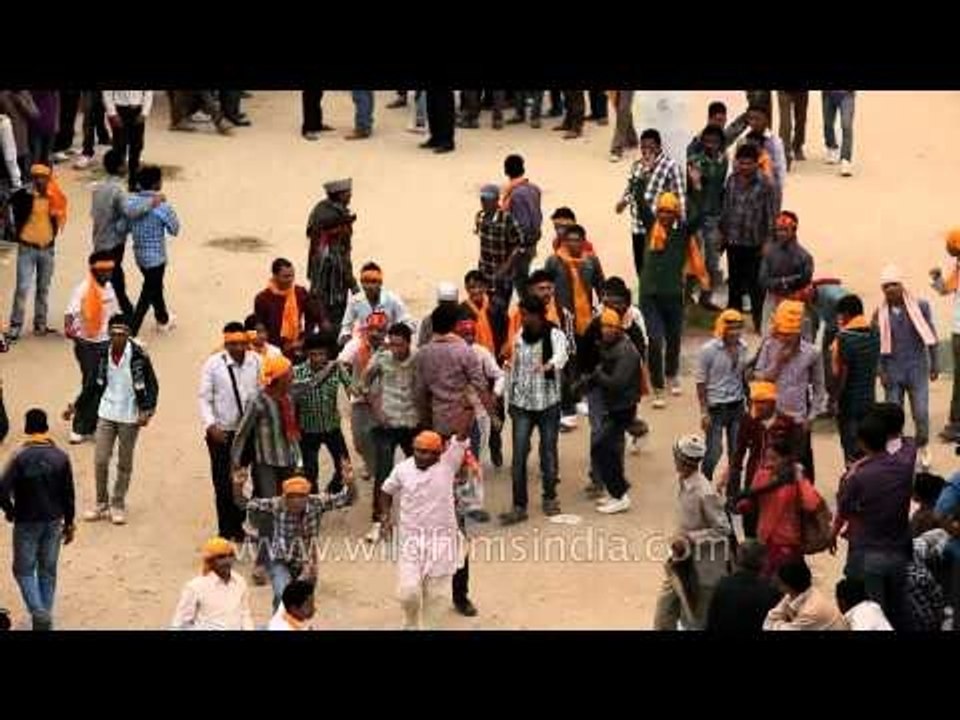 Annual gathering for Bagwal mela in Champawat district