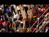 Procession from nearby village coming for Bagwal mela, Devidhura