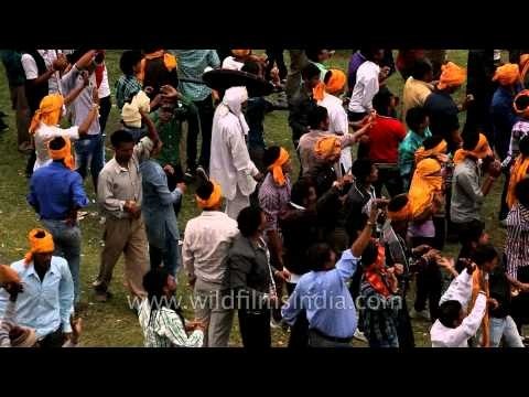 Stone throwing ritual at Devidhura