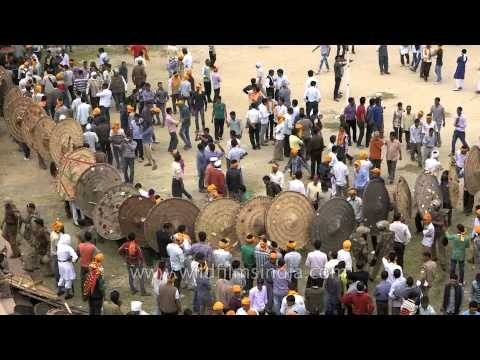 Thousands of people gathered for Stone pelting festival