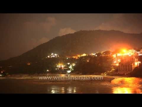 Time Lapse of Rishikesh near Ganga