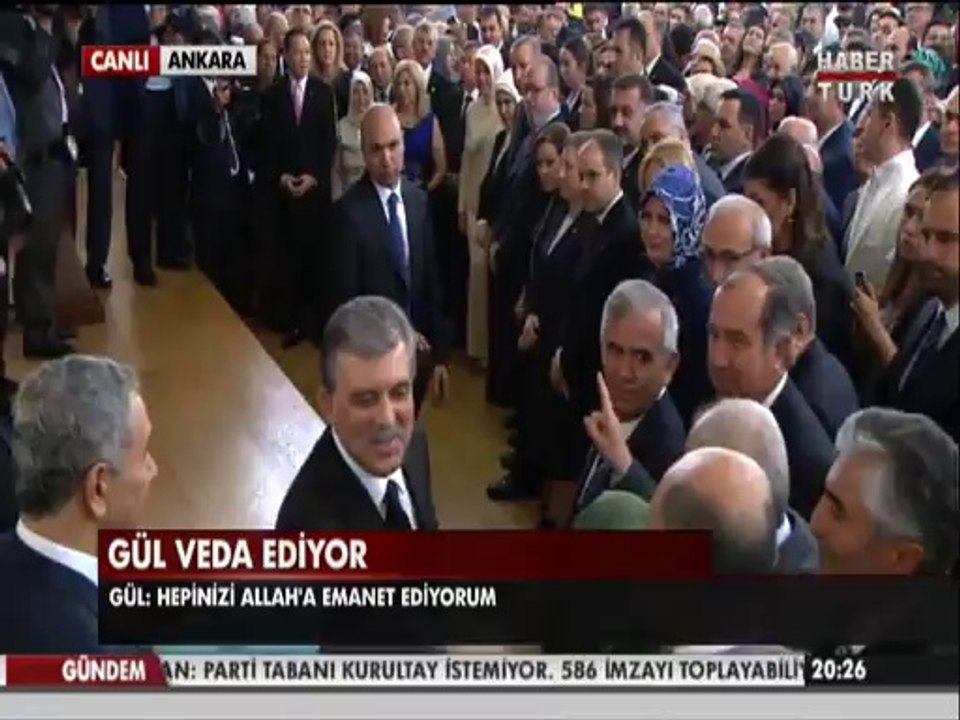 Abdullah Gül'den veda konuşması