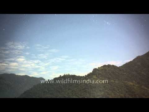 Time lapse Rishikesh sai ganga view night
