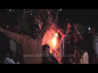 People dancing on YO YO HONEY SINGH & J-STAR's  track 'GABRU'' during Holika Dahan