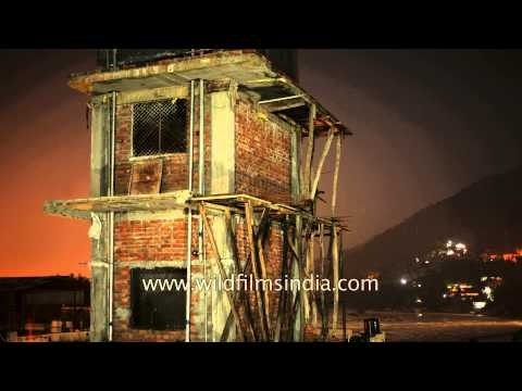 Time lapse Rishikesh Scafolding