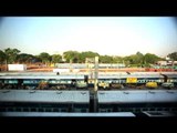 Platform of Indian railway station - Time Lapse