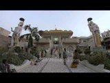 Time lapse Vrindavan sri  Radha Krishna mandir