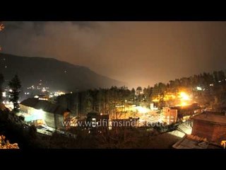 Time Lapse - day to night in Manali