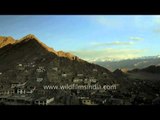 Time lapse of beautiful Ladakh, with a high altitude village