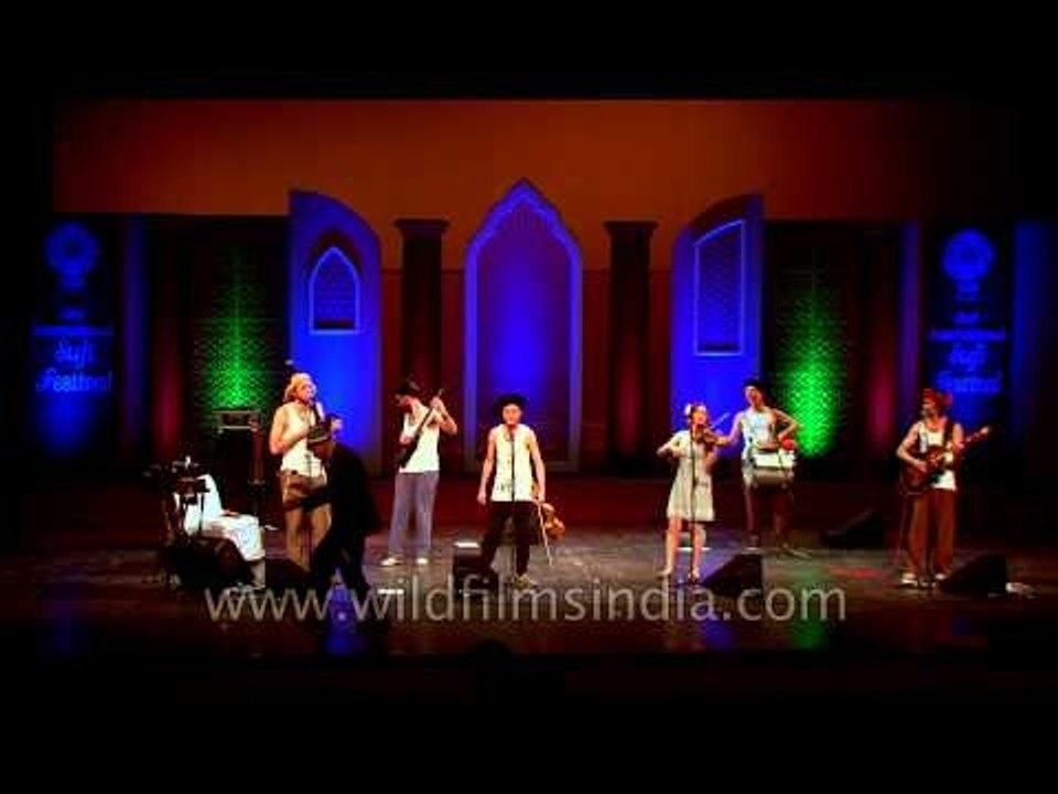 Otava Yo Group from Russia performing at Sufi festival in India