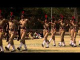 Stride with pride -  NCC cadets preforming march past