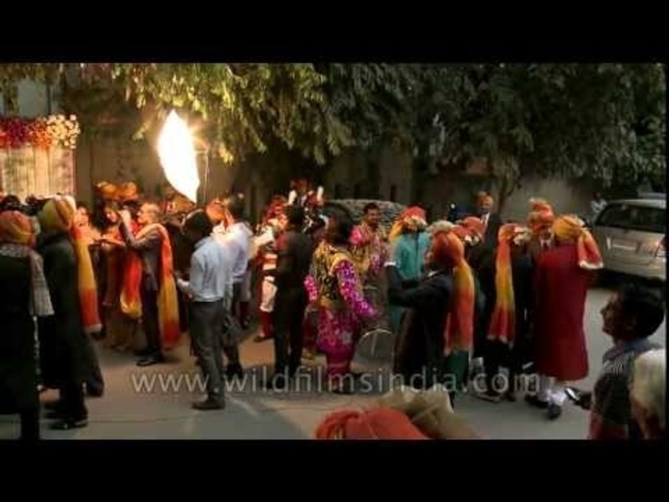 A modern Hindu wedding