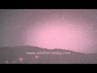 Time lapse of the Manali night sky