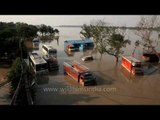 New Delhi city goes under (monsoon floods)