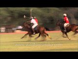 Thrilling game of polo match