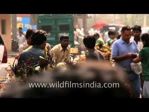 Fruit market near Keshav Puram metro station