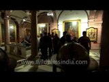 Panoramic view of Marble hall at Rashtrapati Bhavan