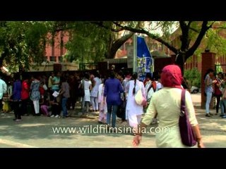 Panick at Gargi college before exams