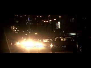 Busy highway in Thimpu, Bhutan