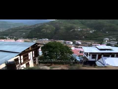 Paro town of Bhutan